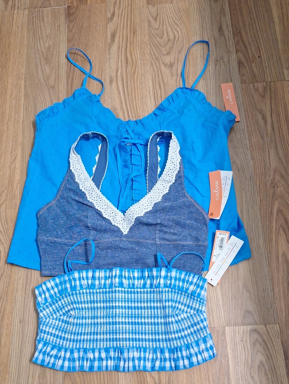 Colsie Bundle Crop Tops Bralettes Junior Tops Small NEW